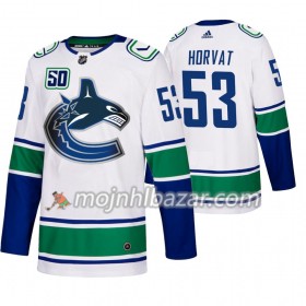 Dresovi Vancouver Canucks Bo Horvat 53 50th Anniversary Adidas 2019-2020 Bijela Authentic - Muške